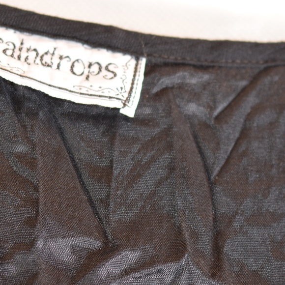 Black Raindrops Lace Embellished Dress SZ L - Picture 9 of 10